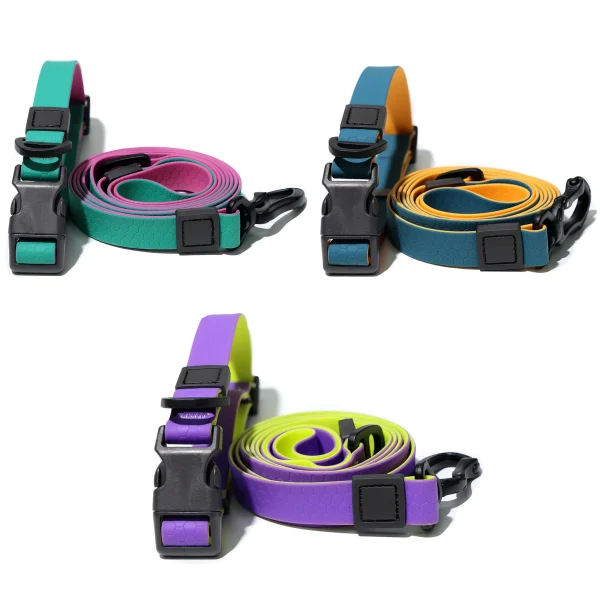 Waterproof PVC Dog Collar and Leash Set