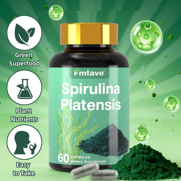 Supplements Organic Spirulina - Protein Rich Blue Green Algae
